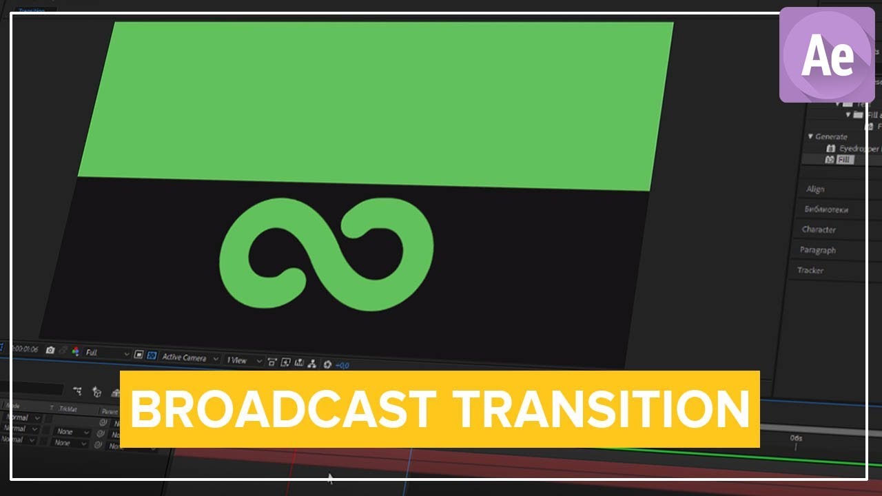 Broadcast Transition in After Effects Tutorial YouTube