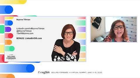 Selling Forward 2020: Mastering LinkedIn for Referrals with Brynne Tillman