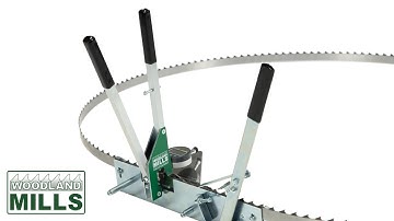 Woodland Mills Sawmill Blade Tooth Setter Demo