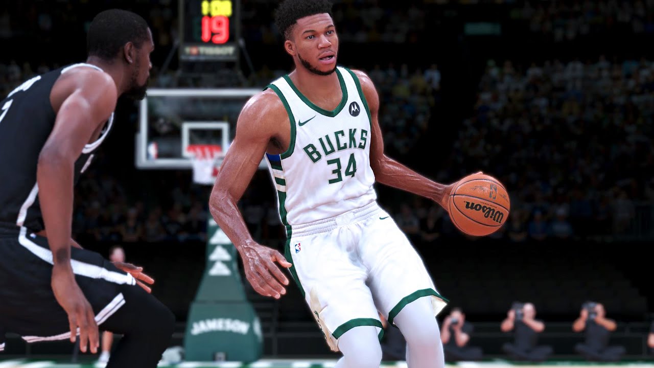NBA 2K21 Modded Playoffs Showcase Nets vs Bucks GAME 4 Highlights