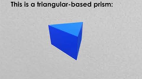 Geometry Solids Intro Triangular Based Prism