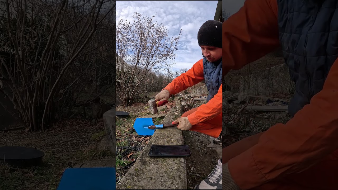 Лопата на отбойный молоток своими руками. Часть 1 ))) 