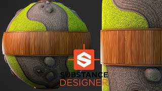 Stylized Nintendo Style Grass Field - Substance Designer