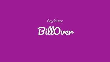 Introducing BillOver | AI-powered OCR