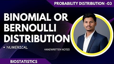 Binomial Distribution -03|ProbabilityDistribution |Biostatistics|Msc ZOOLOGY|NETJRF#probability