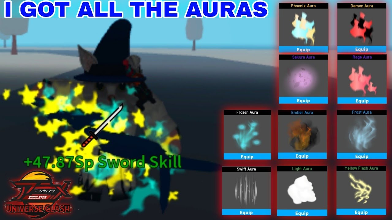 Auras, Anime Fighting Simulator Wiki