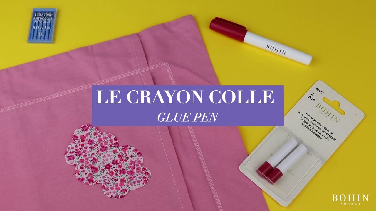 Crayon colle temporaire special tissus de Bohin - Choses Utiles -  Accessoires et Mercerie - Casa Cenina