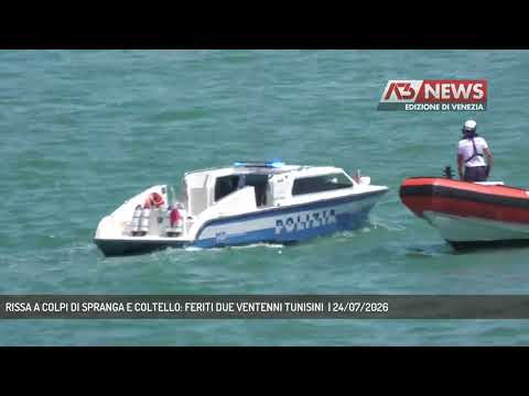Video RISSA A COLPI DI SPRANGA E COLTELLO: FERITI DUE VENTENNI TUNISINI | 24/07/2026
