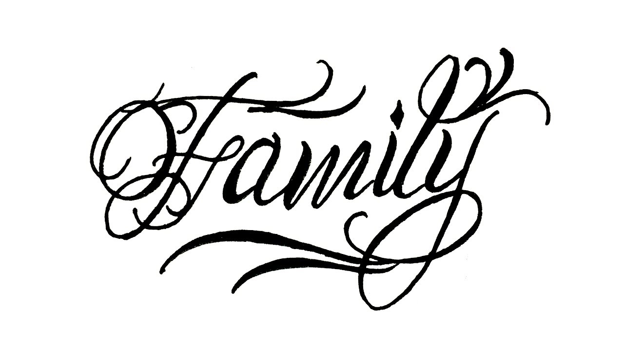 3. Creative Family Name Tattoo Designs - wide 9