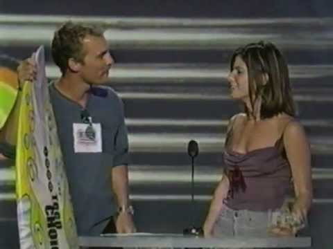 Matthew McConaughey and Sandra Bullock on 1999 Teen Choice Awards