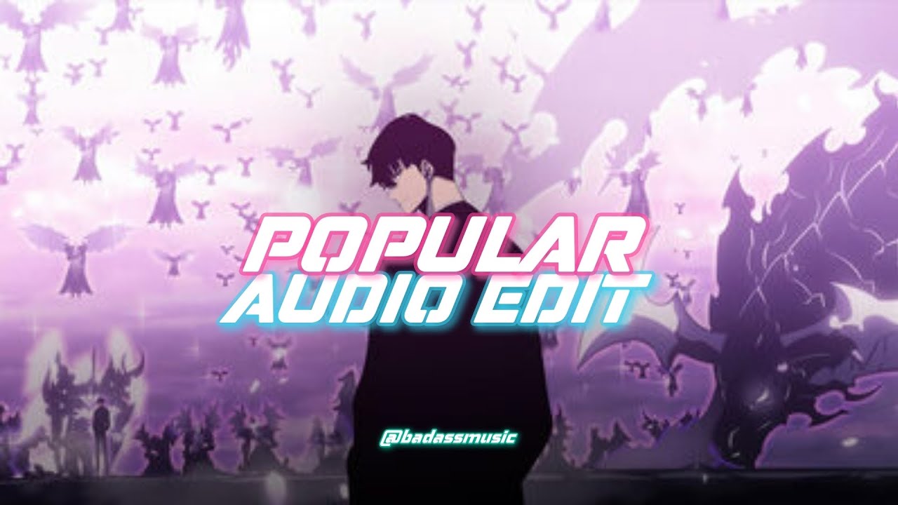 Popular - The weekend [edit audio] - YouTube