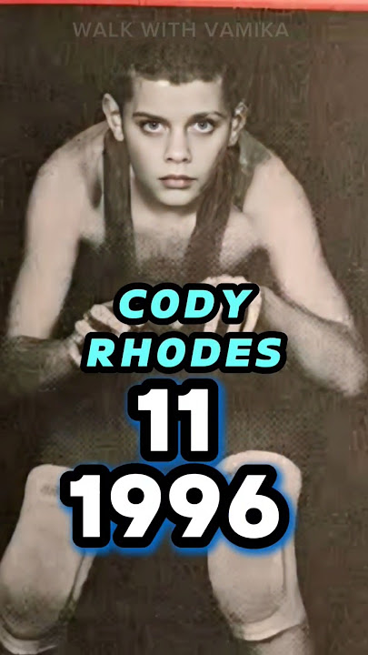 CODY RHODES Age Transformation (1985-2025) #codyrhodes american nightmare life journey | then & now