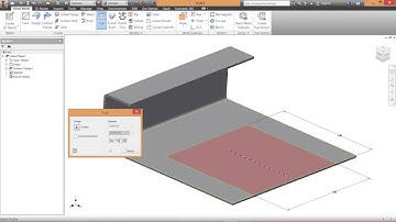 Inventor 2014 Sheet Metal Contour Flange