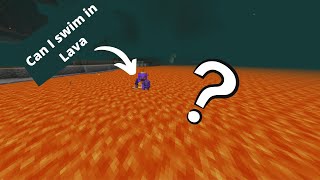 Can I Swim In Lava With Full Netherite Protection-4 ??