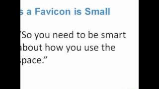 What is a Favicon & Design Tips