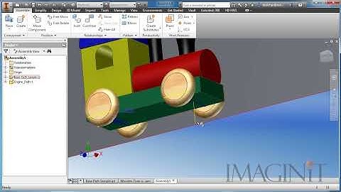 Using Autodesk Inventor to Drive Parts Along a Path