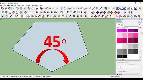 Measure angle in Sketchup