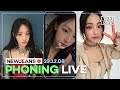 (ENG SUB) NewJeans Phoning Live 23.12.08 - Minji Casually Being Trilingual in Bedtime Live