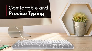 Backlit Mechanical Keyboard for Mac - Tactile Typing with Illuminated Mac Shortcuts | BMKEY