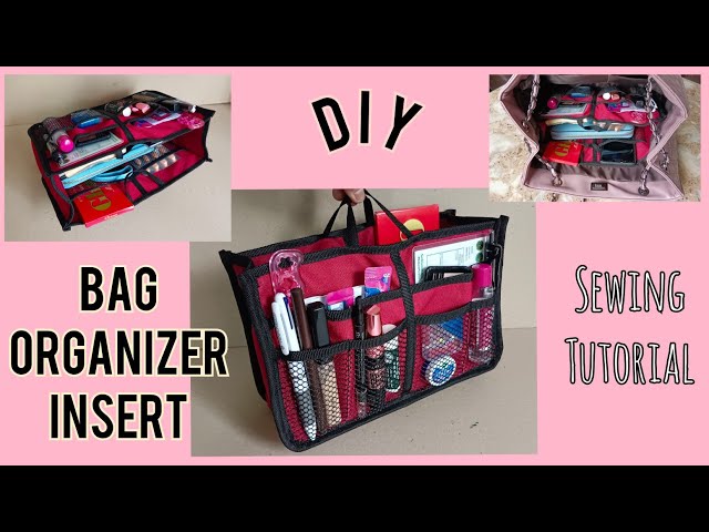 VERY EASY BAG ORGANIZER INSERT SEWING TUTORIAL / PAANO MANAHI NG BAG 