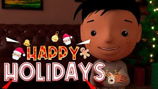 Happy Holidays | Pin Pun Pan Kids | Nursery Rhymes & Holiday Kids Songs
