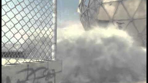 CoD MW3 Spawn Throwing Knife on Dome