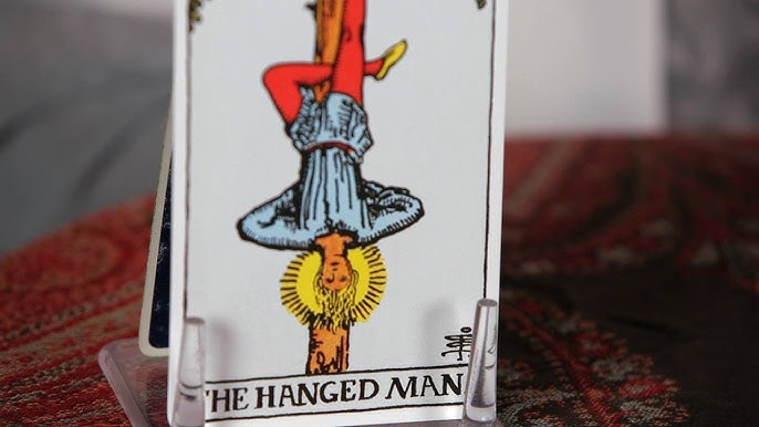 Tarot Card of the Day (REVERSE) 12 THE HANGMAN #tarotreadersofinstagram  #tarotreading #tarot #tarotc…