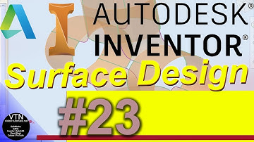 AutoDesk INVENTOR Surface Design 23 ( Loft )