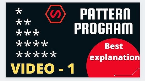Pattern Program-1 || Star Pattern Program || Triangle pattern program in Java