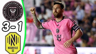 Inter Miami - Nashville 3:1 - All Goals & Highlights - Messi 2 Goals by - Long Shot - 20,321 views 1 month ago 5 minutes, 5 seconds