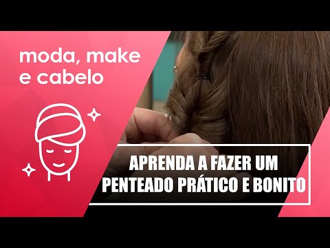 Aprenda a fazer um penteado prático e bonito com hairstylist Fernando Costa – 21/04/22