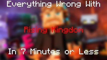 Everything Wrong With Rising Kingdom in 7 Minutes or Less - Minecraft Animation Sins