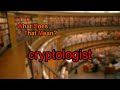 What does cryptologist mean