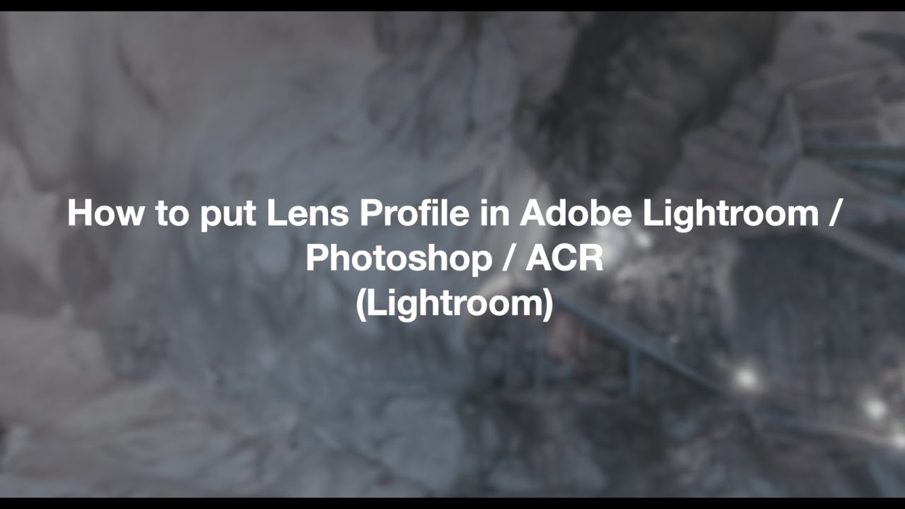 How to put Viltrox Lens Profile to Adobe Lightroom (PS and ACR too)