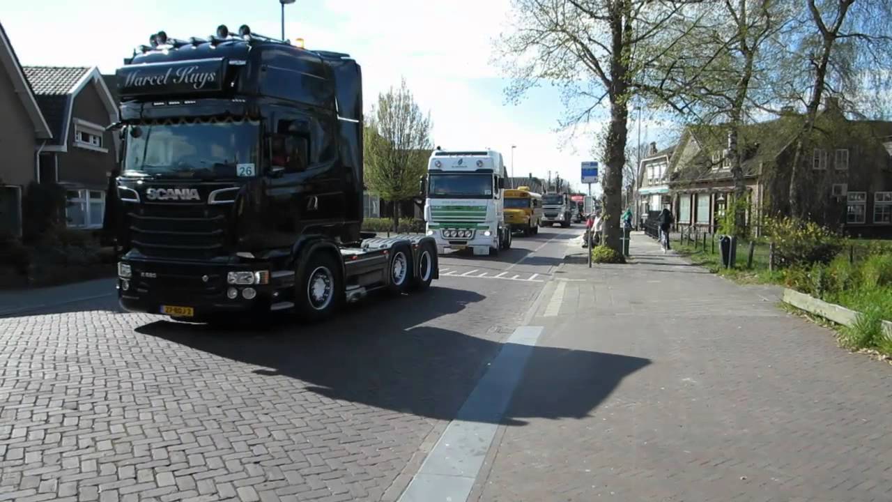 Aankomst Truckersdag 2015 in Drunen.