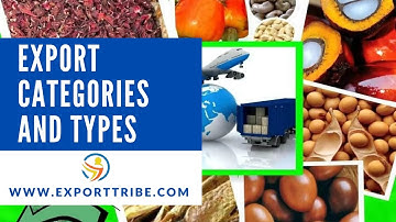 Export Categories and Types