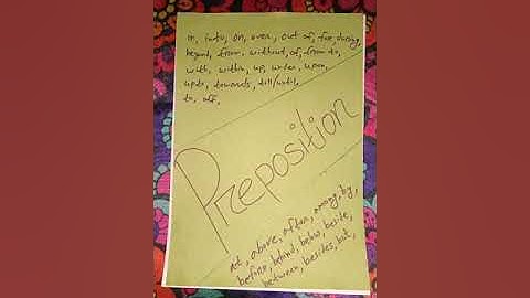 Preposition - Part 15
