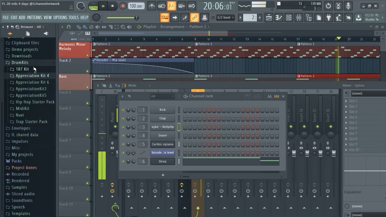FL Studio 20 Hip Beat Tutorial for Beginners - YouTube