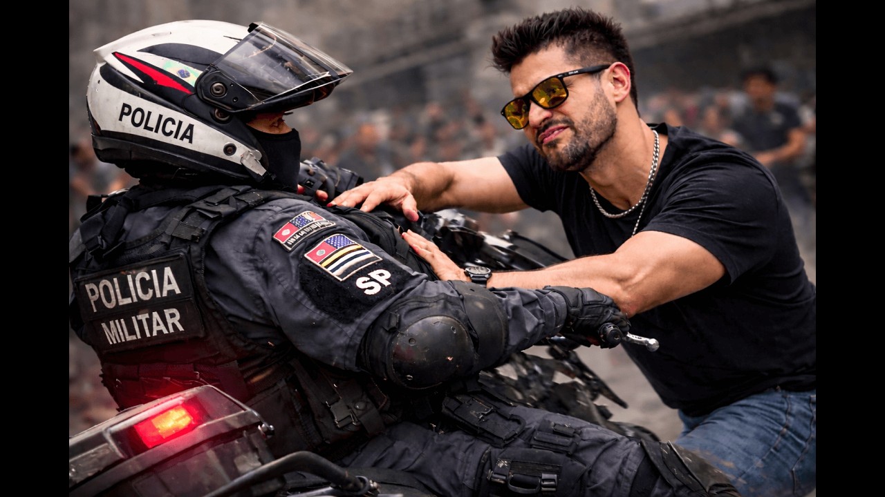 TENTATIVA DE DERRUBAR UM POLICIAL! Reagindo ao vídeo de perseguição! 