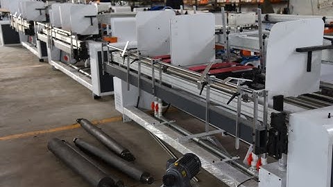 two pieces folder gluer