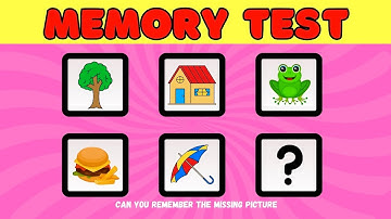 Memory test Challenge 🧠 | Hardest Level Ever 🤯 | Only Few People can Pass 💁‍♂️ 