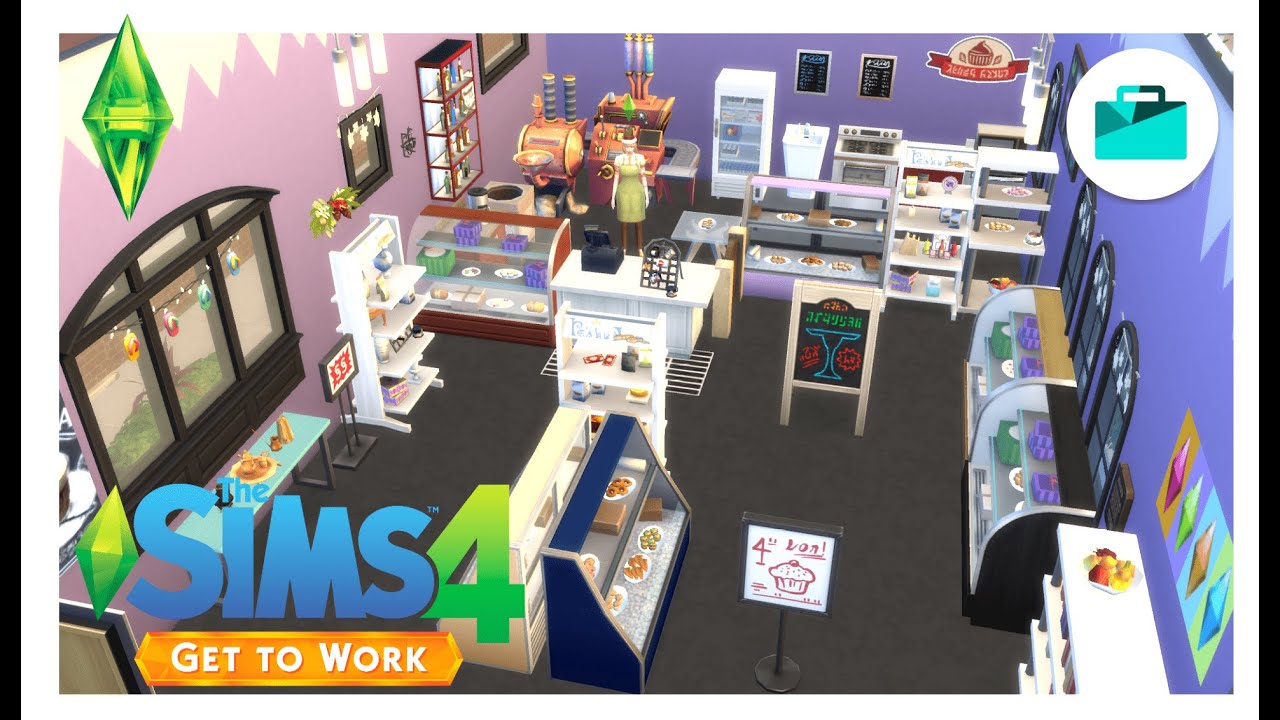 the sims 4 เปิดร้านที่บ้าน  Update New  เปิดร้านขายของกับสามี2แฝด? The Sims4 [Get To Work]