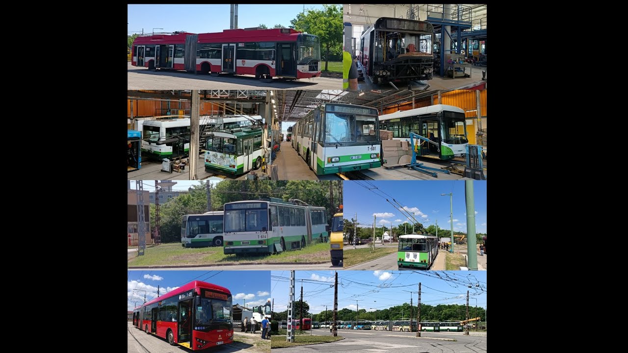 Megnyitotta kapuit az SZKT trolibusz garázsa TELEP LÁTOGATÁS 2025. 05.10.