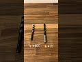止まり穴用ドリルと貫通穴用ドリル#Shorts
