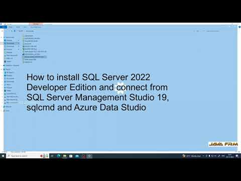 Microsoft SQL Server 2022 Developer Edition Installation on Windows 10 and connect from SSMS, sqlcmd