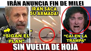 MILEI PIERDE TERRITORIO! IRAN CUMPLE AMANEZA, TIENE 24 HORAS ¡TRUMP LO HUNDE! 