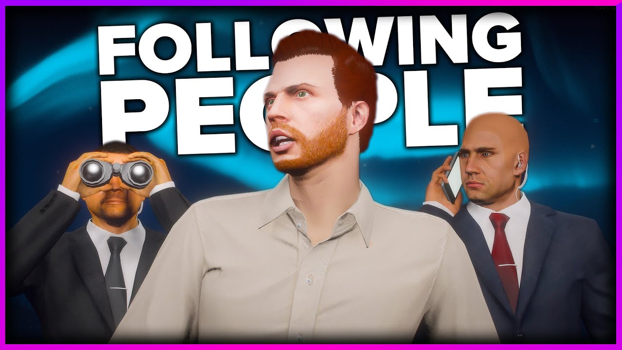 GTA RP | FOLLOWING RANDOM PEOPLE