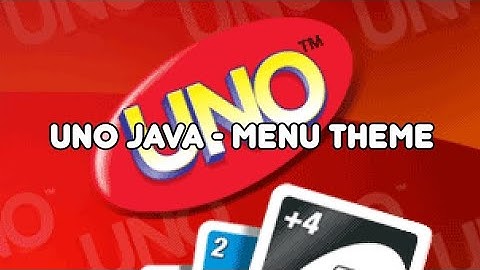 UNO Java - Menu Theme
