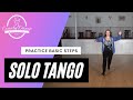 Basic Tango Solo Practice - with Reverse and Rock Turn