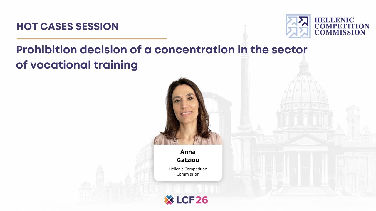 LCF26 | Prohibition decision of a concentration in the sector of vocational training